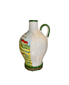 Vietri Ceramic Jar - Hills Painting