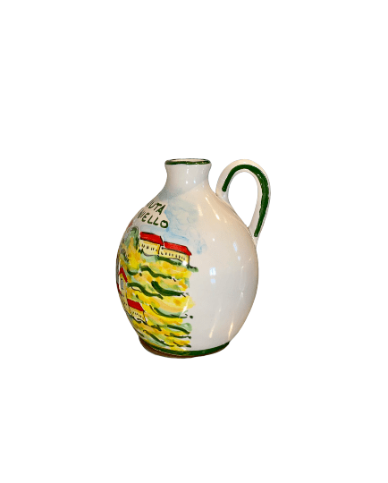 Orcio in Ceramica Vietrese - Dipinto Colline