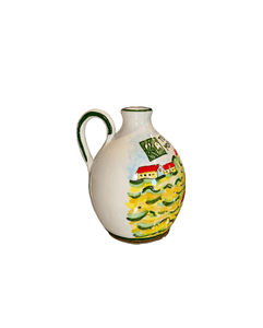 Vietri Ceramic Jar - Hills Painting