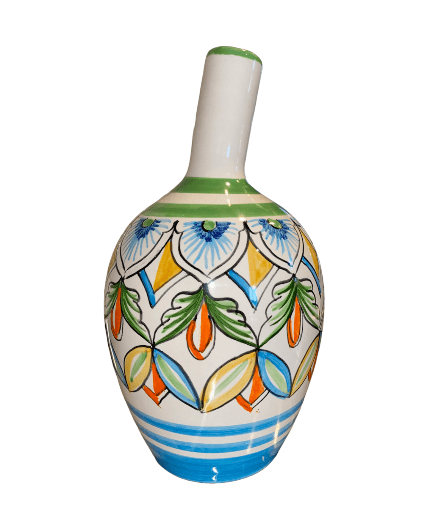 Jar in Vietri Ceramic - Olive