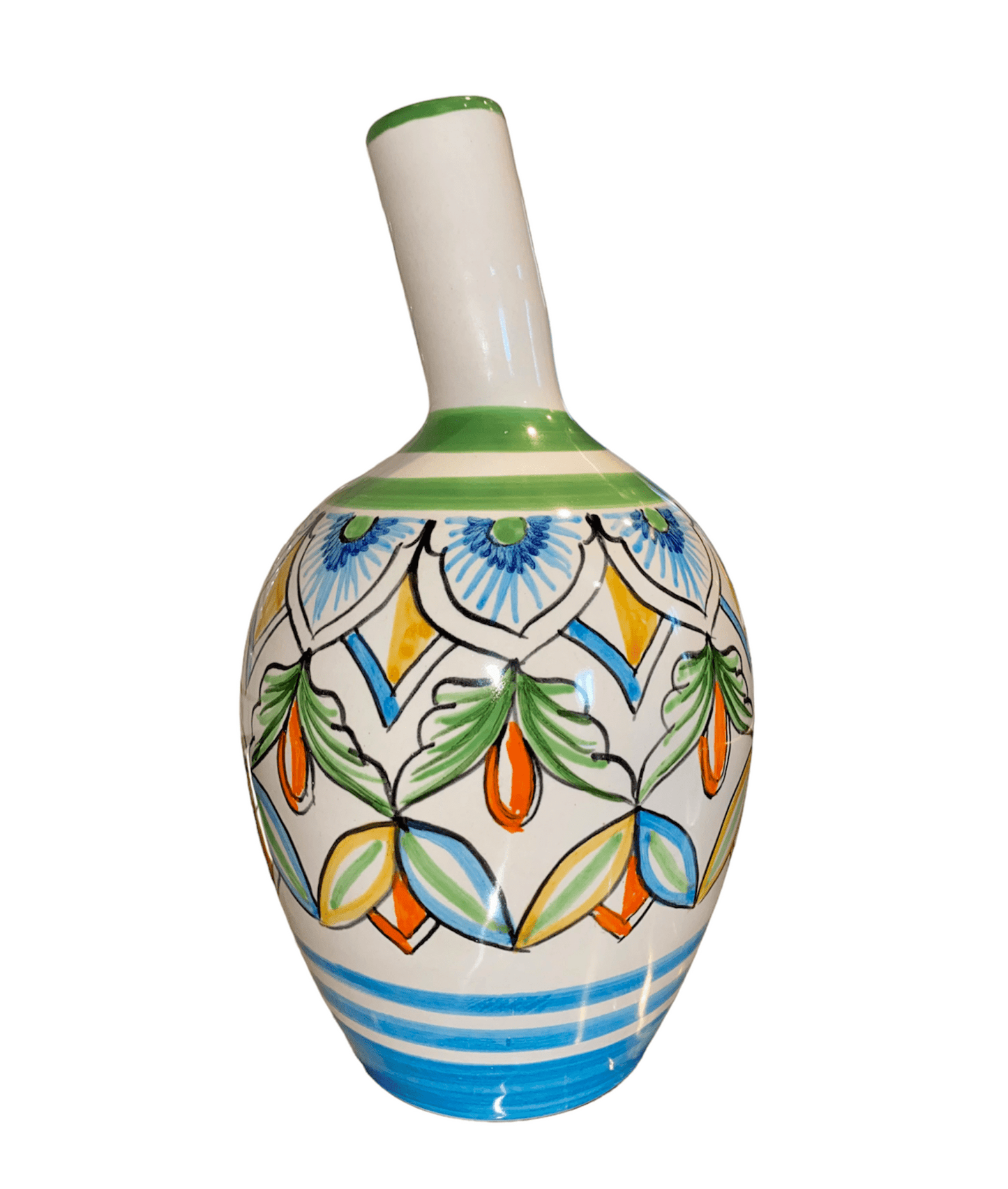Jar in Vietri Ceramic - Olive