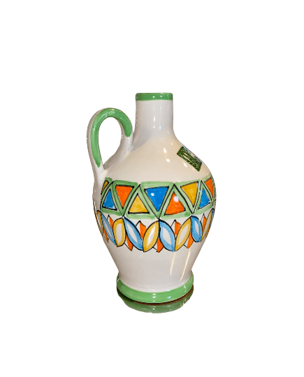 Vietri Ceramic Jar - Geometric Decoration